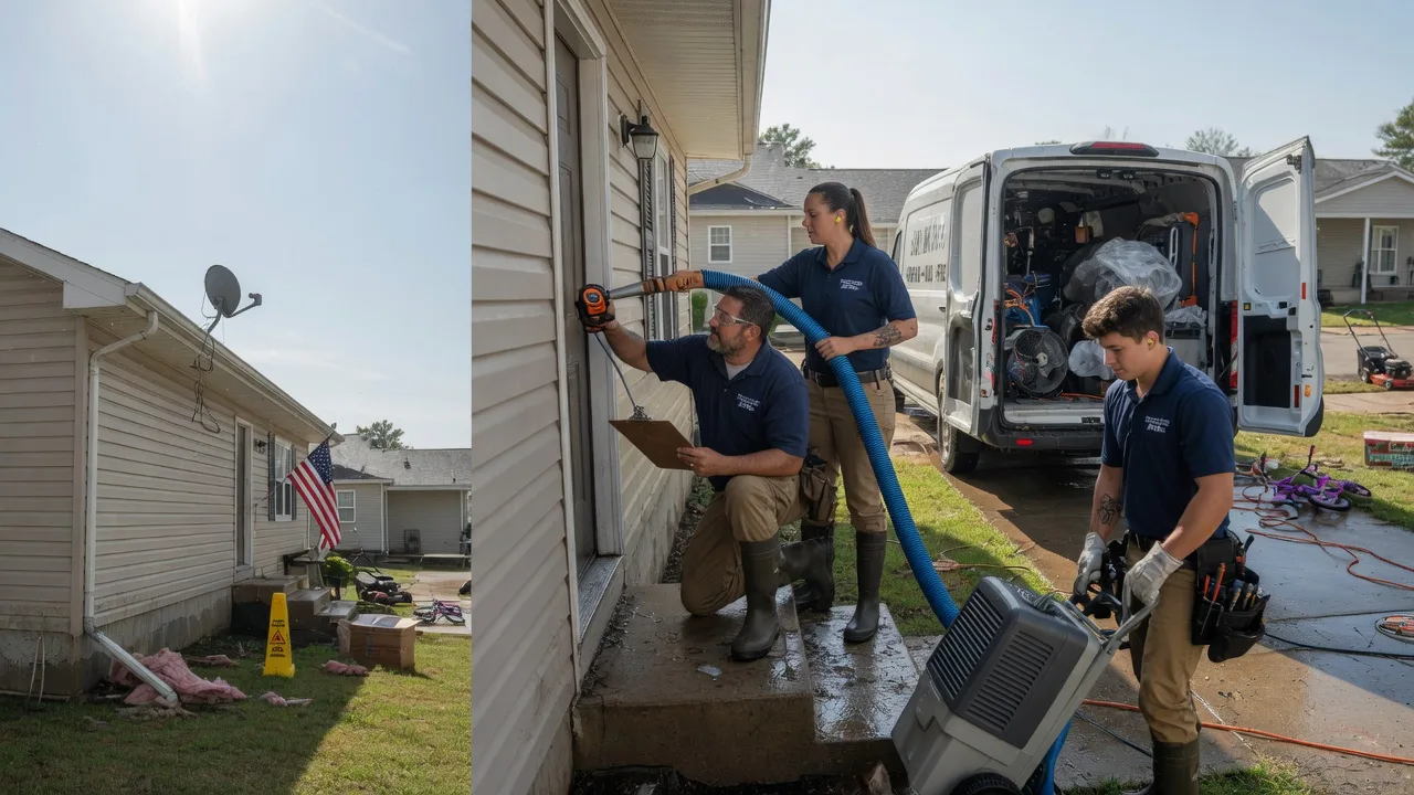 Ceiling Water Damage Restoration in Stafford, OH near me